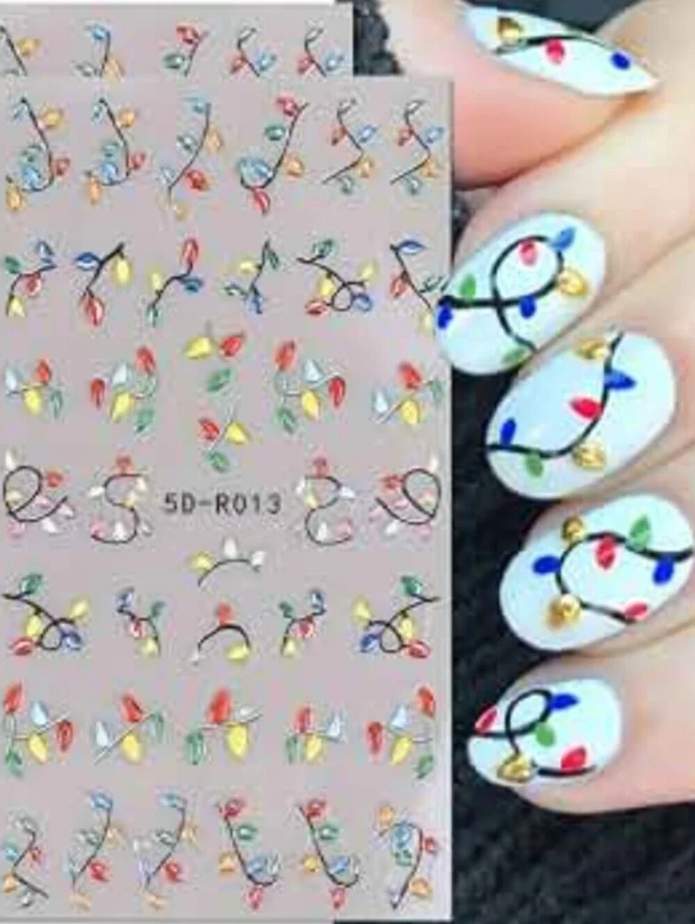 Trendy Self Adhesive Nails Art Transfer Sticker